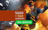 free fire diamantes + 10% de bonus